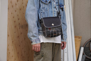 
                  
                    Patchwork Shoulder Bag (Black)
                  
                